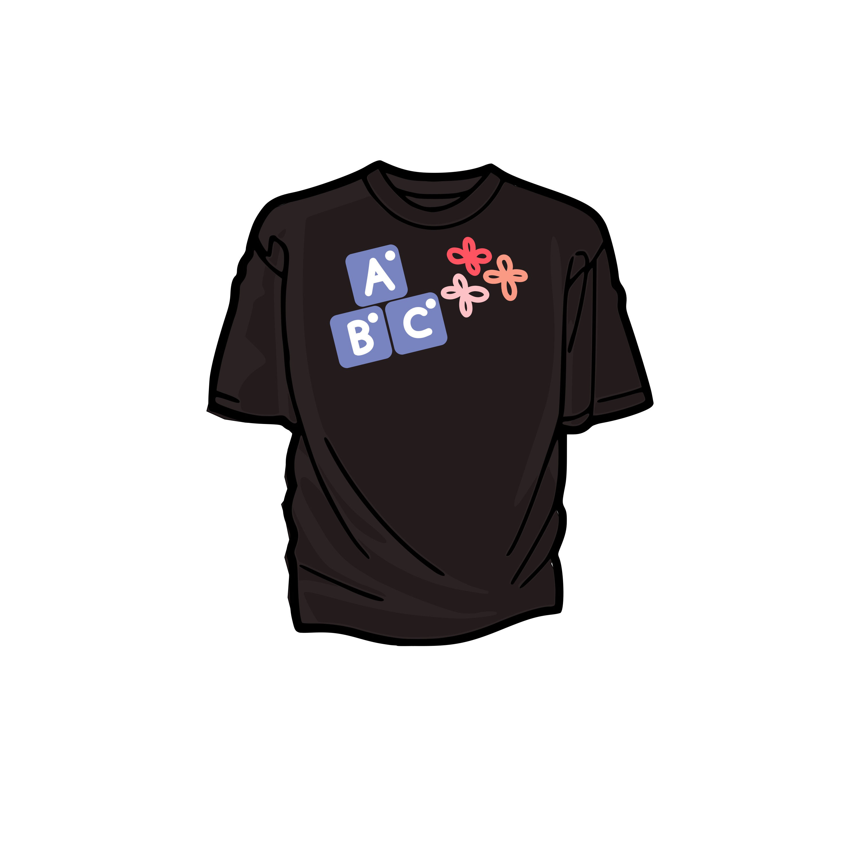 Black Toddler Tee