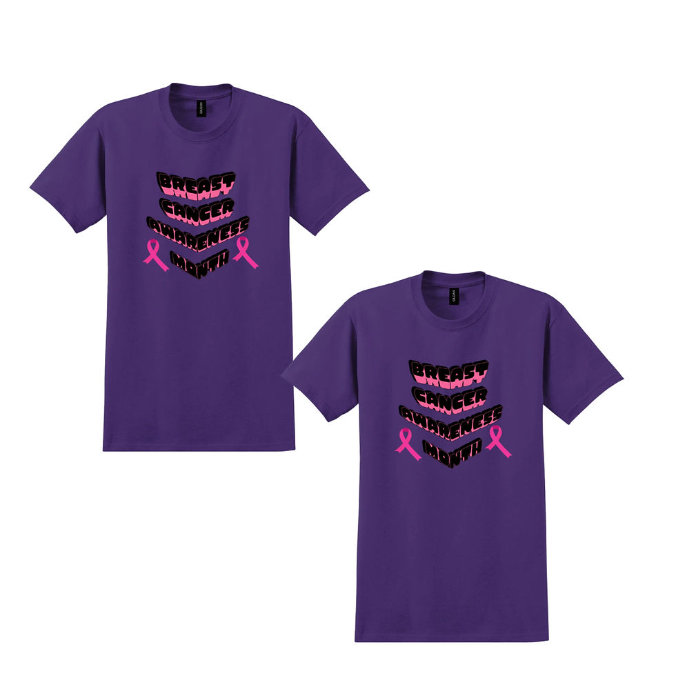 Thumbnail: Breast Cancer Awareness  T--Shirt (purple)