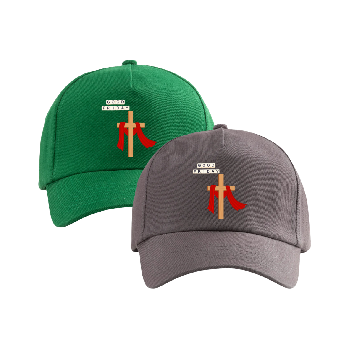2 Count Good Friday Baseball Cap 