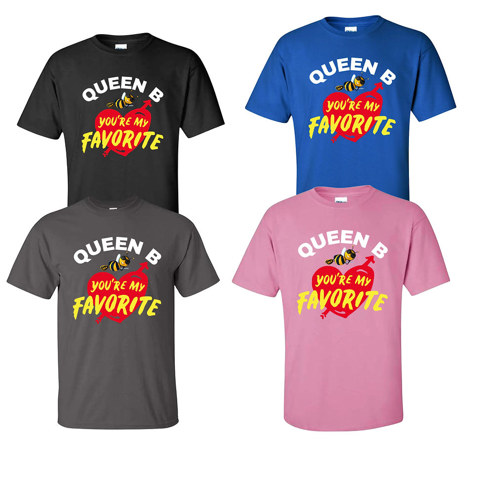 Thumbnail: Queen B (you’re my favorite)T Shirt (royal blue)