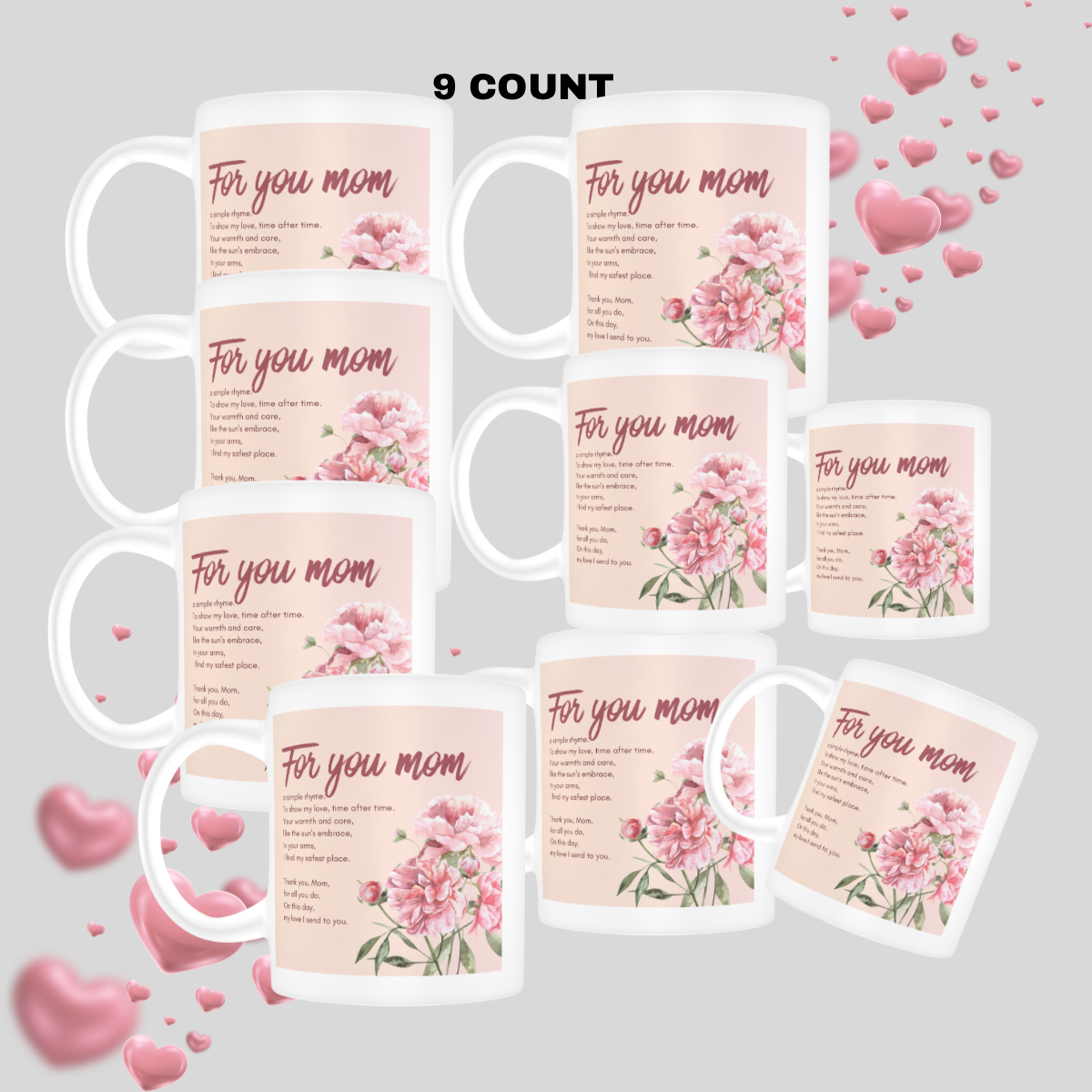 9 Count Happy Mother’s Day Mugs#6