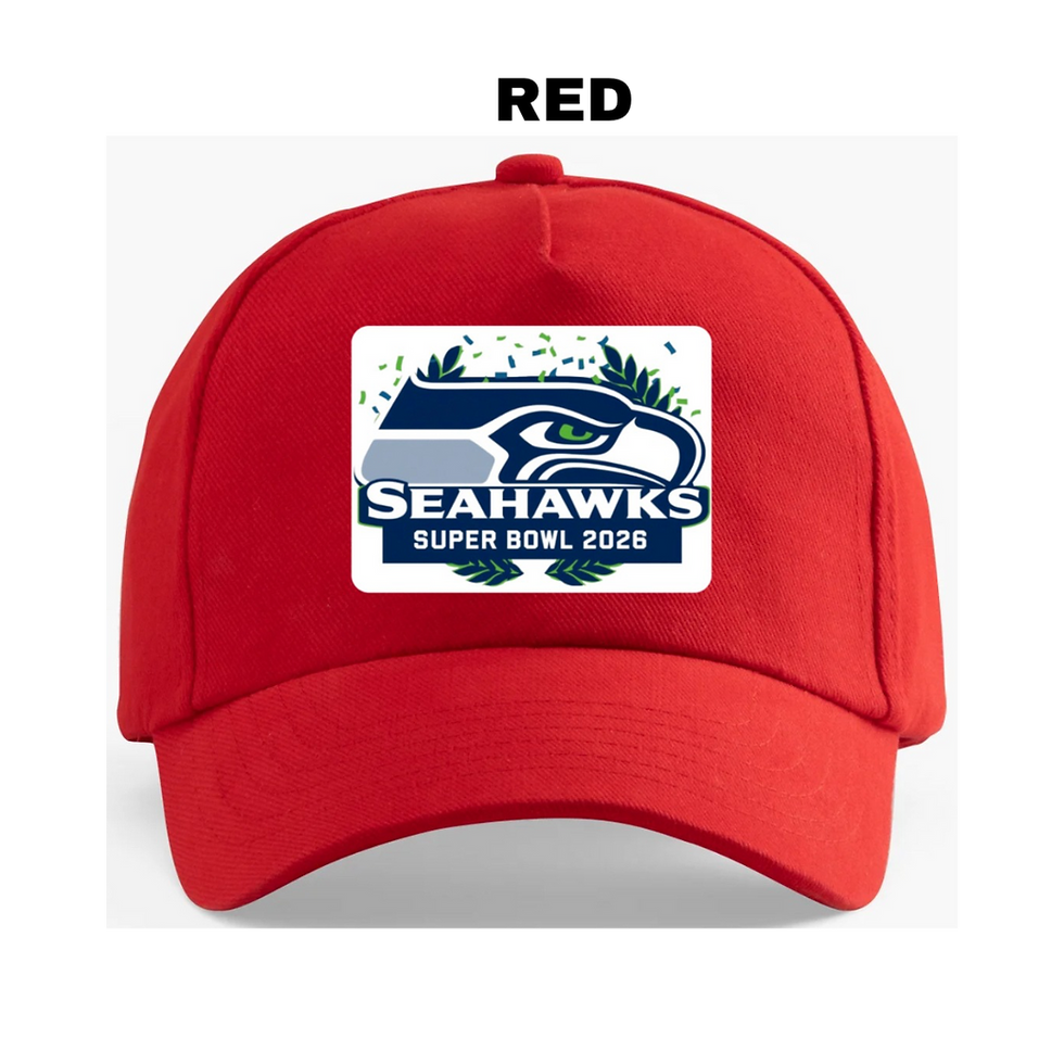Thumbnail: Seattle Seahawks Red Cap & Keychains 