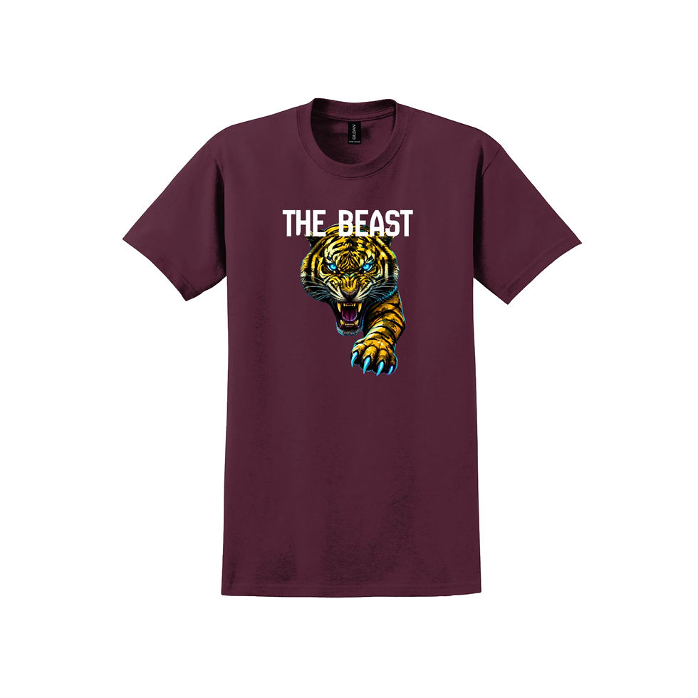Thumbnail: The Beast Ultra Cotton Unisex T-shirt-(maroon)- 4
