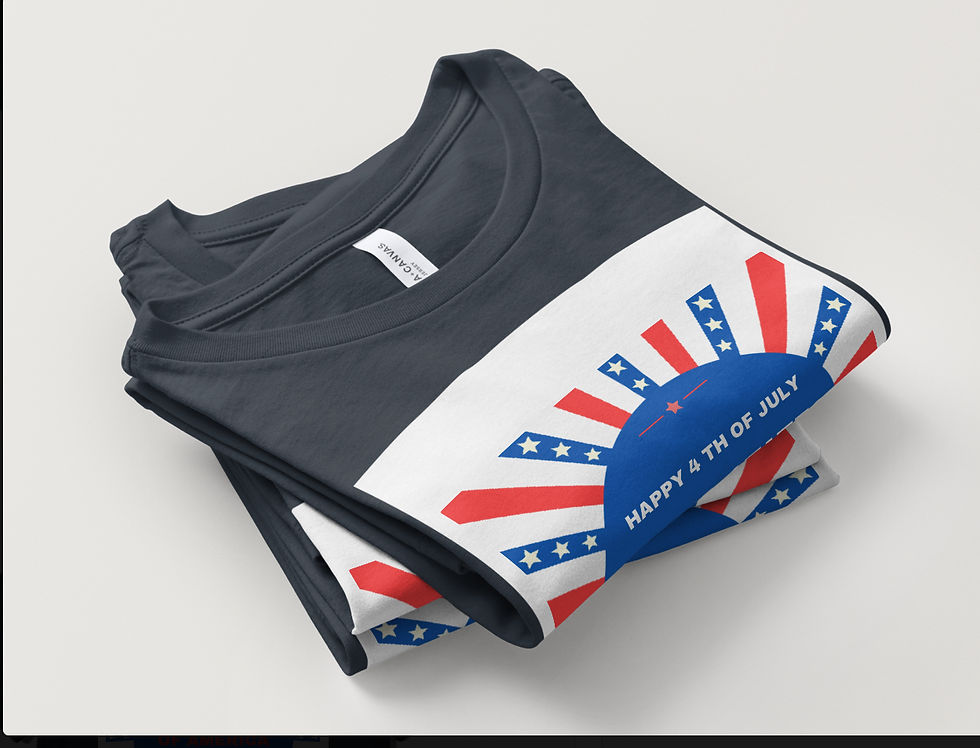 Thumbnail: Happy 4 th of July Unisex Tank Top T-Shirts (X-large)#1