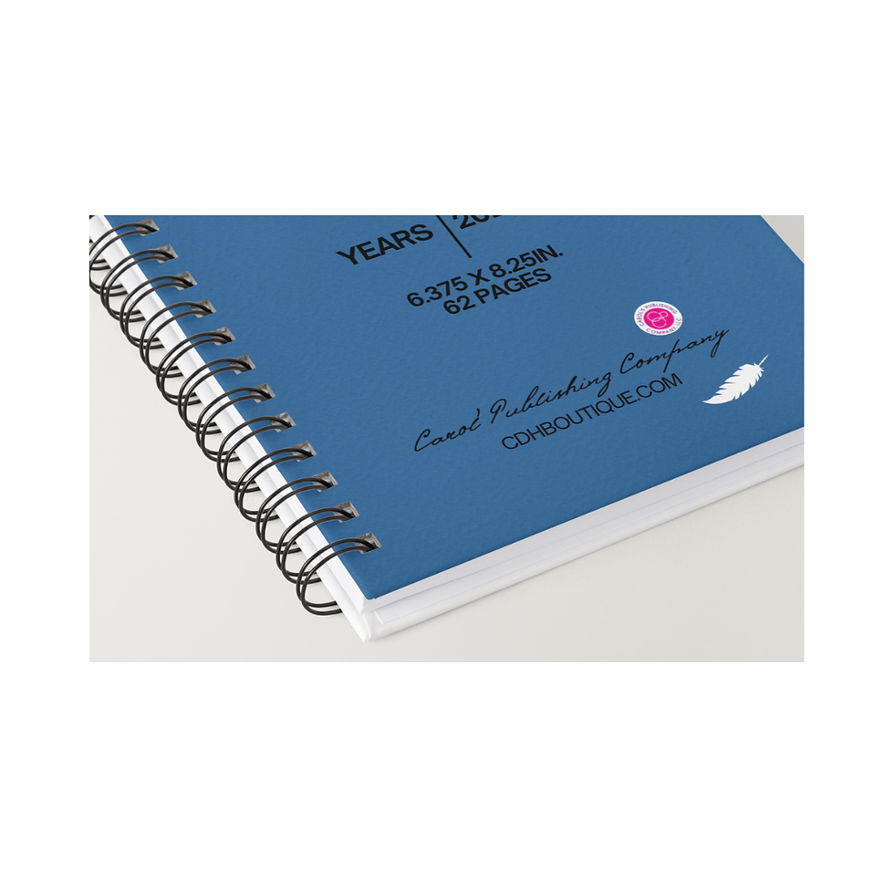 Thumbnail: 4 Count 2026-2030 Blue Planner Book (wire bound notebook with a hardcover)#3