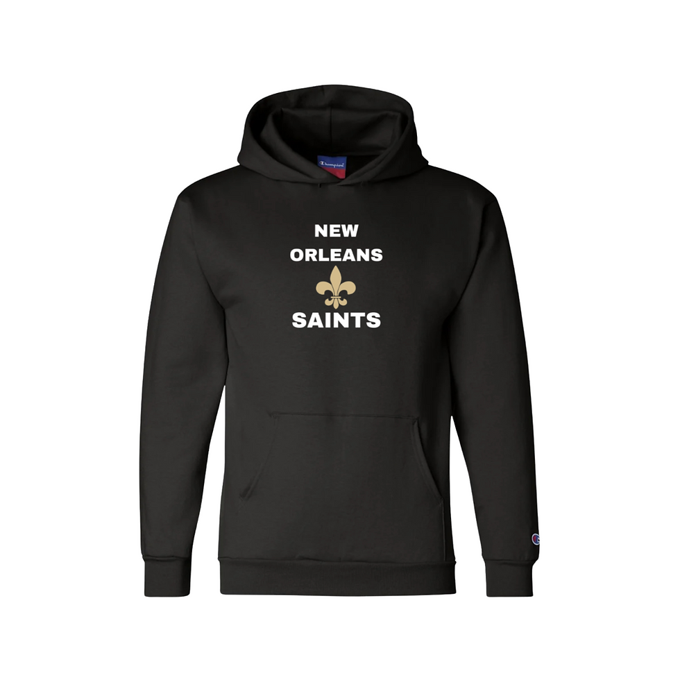 Thumbnail: New Orleans Saints Hoodies (white letters)-2 count