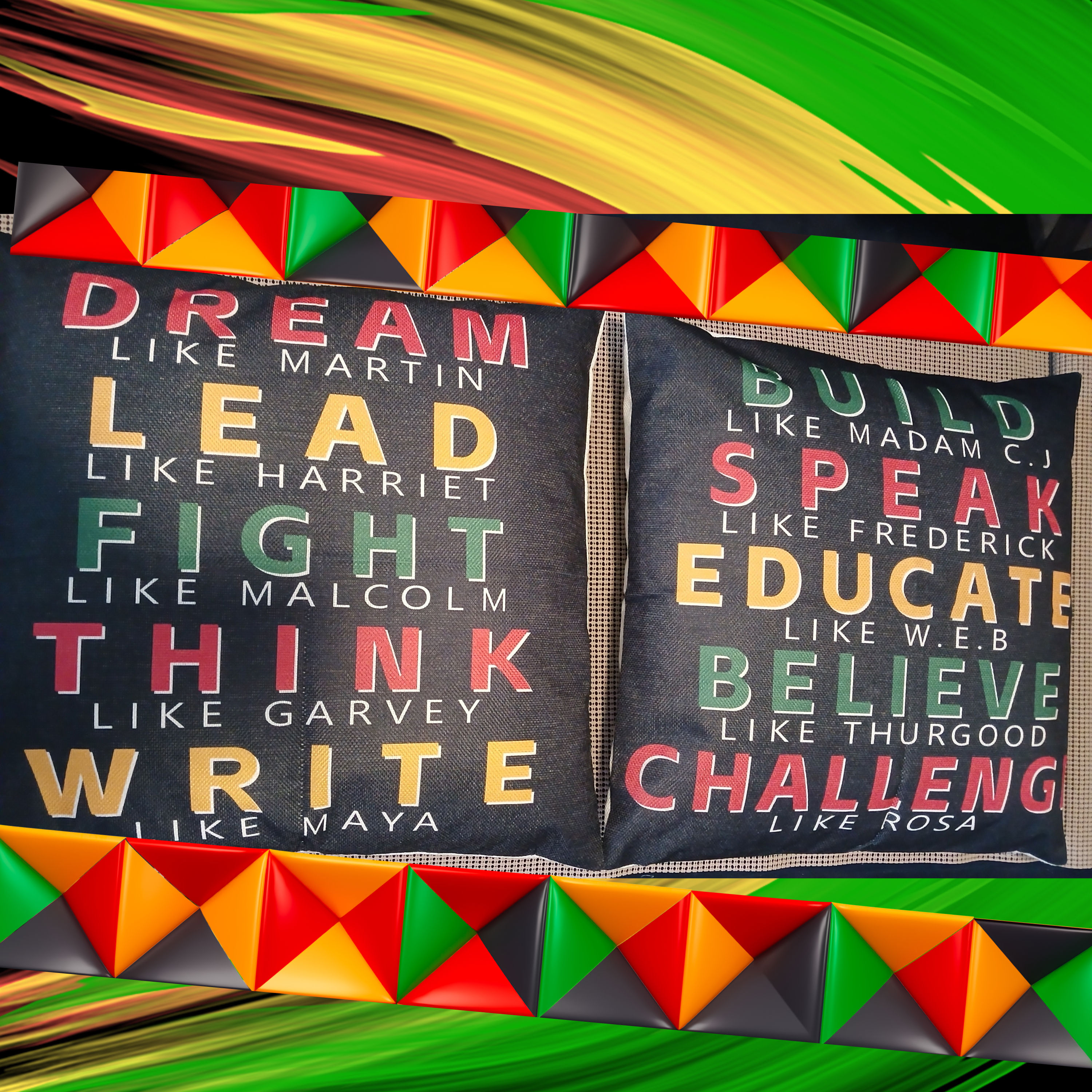 Juneteenth-2 Pillow Designs