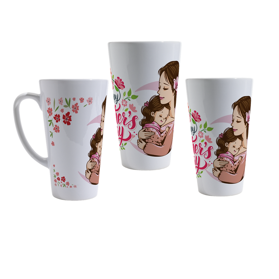 Thumbnail: Tall Latte Mother’s Day’s Wrap Around Mugs#1 
