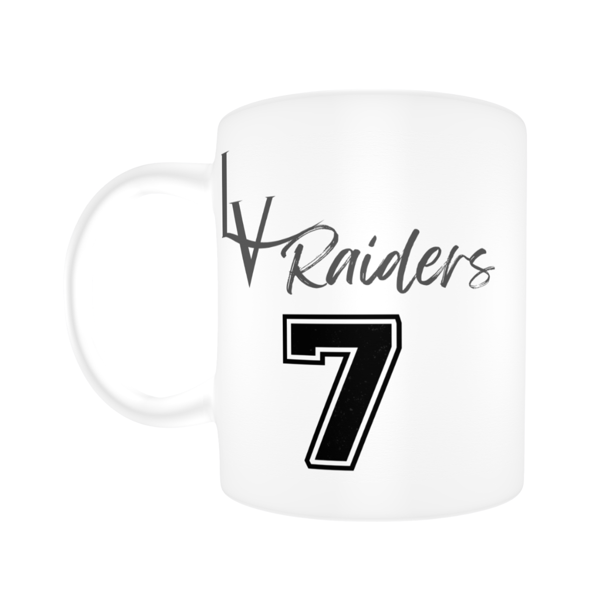 LV Raiders #7 Mugs-1 count front/back design 