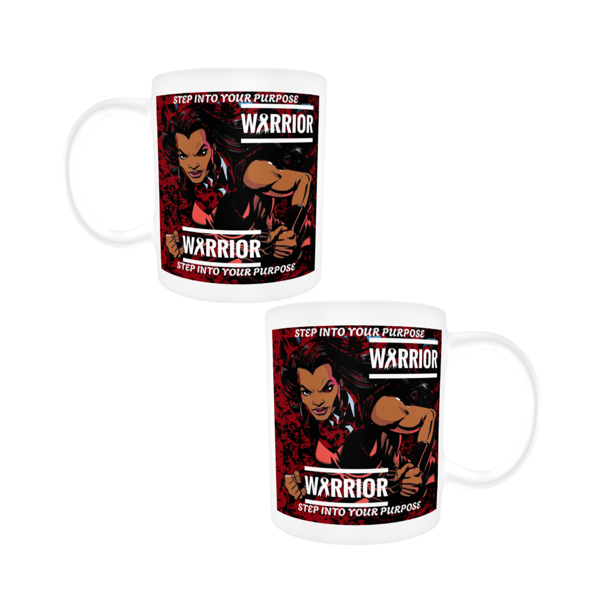 Step Into Your Purpose Warrior Mugs-1 count 