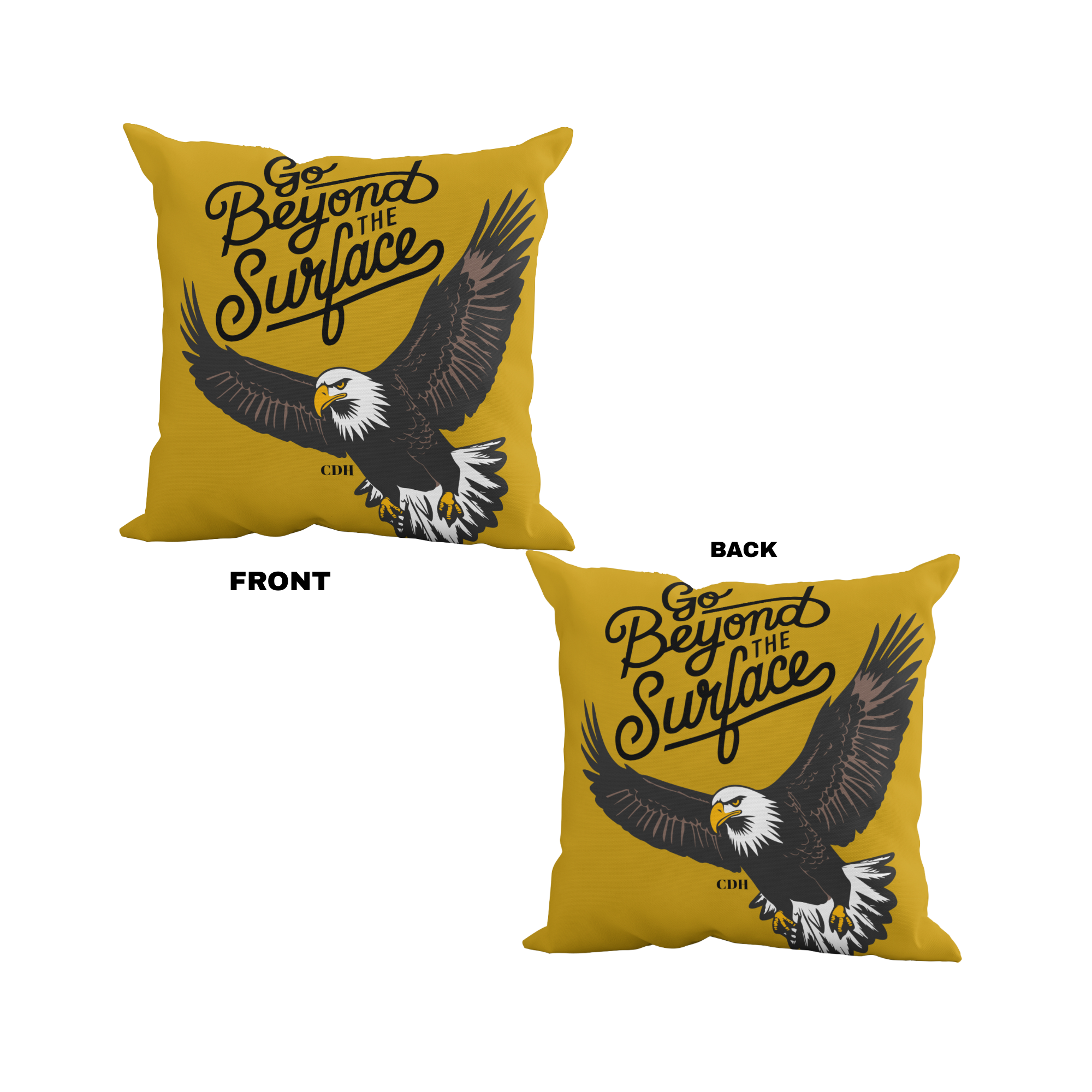 Go Beyond the Surface Pillow Design-1 count