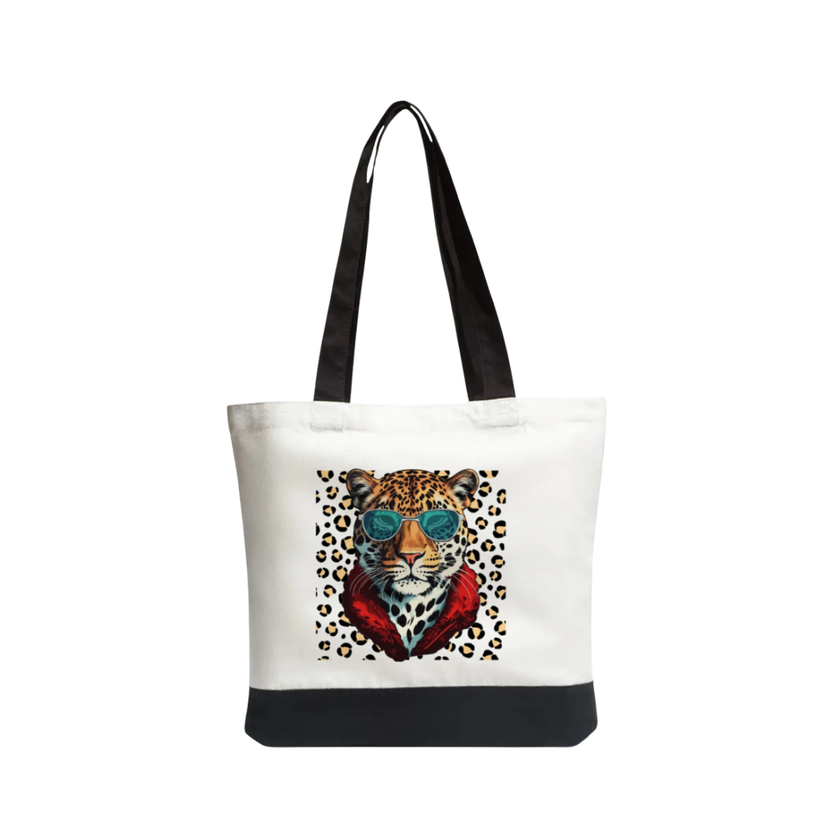 Tigers with shades Tote Bag Designed #1-1 count 