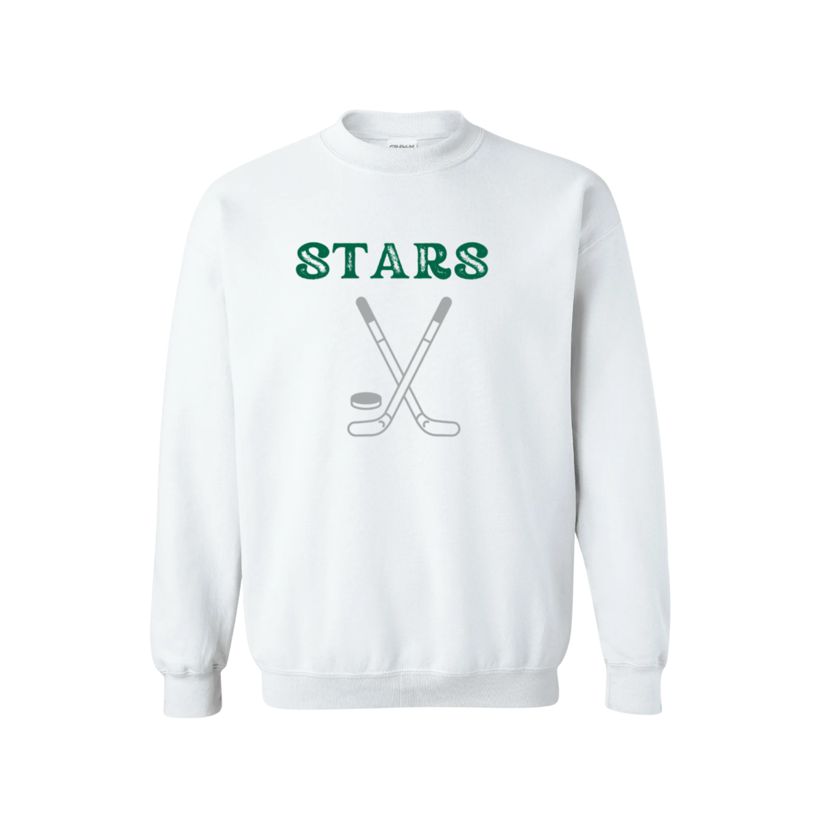 STARS SWEATSHIRT (green) 1 count (white)