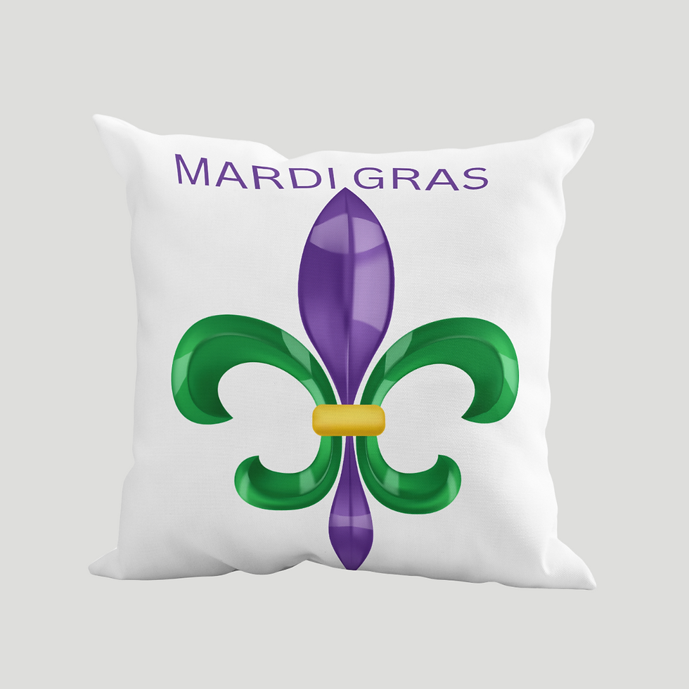 Thumbnail: Mardi Gras pillows 1 count
