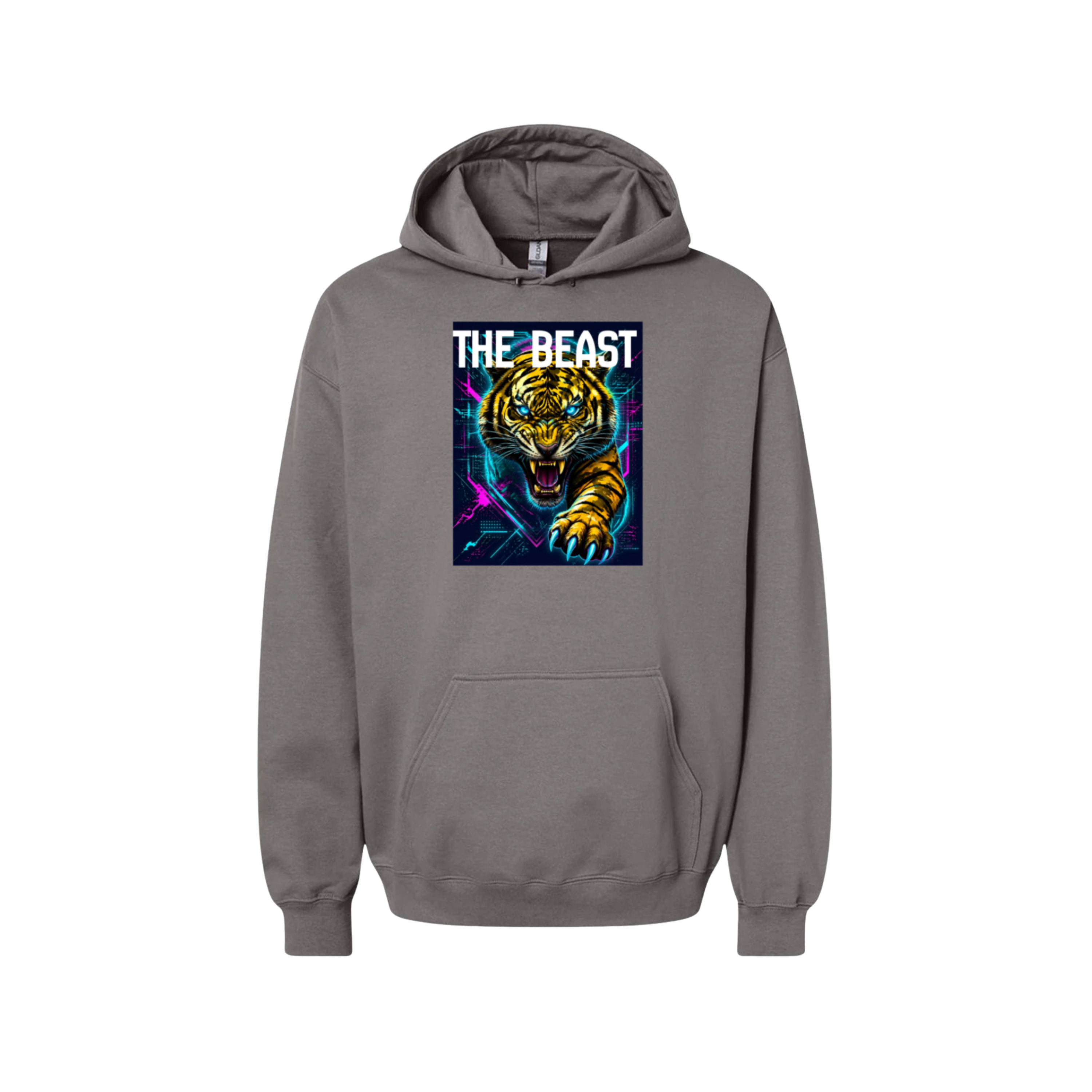 The Beast Softstyle Midweight Unisex Hoodie (charcoal) -5