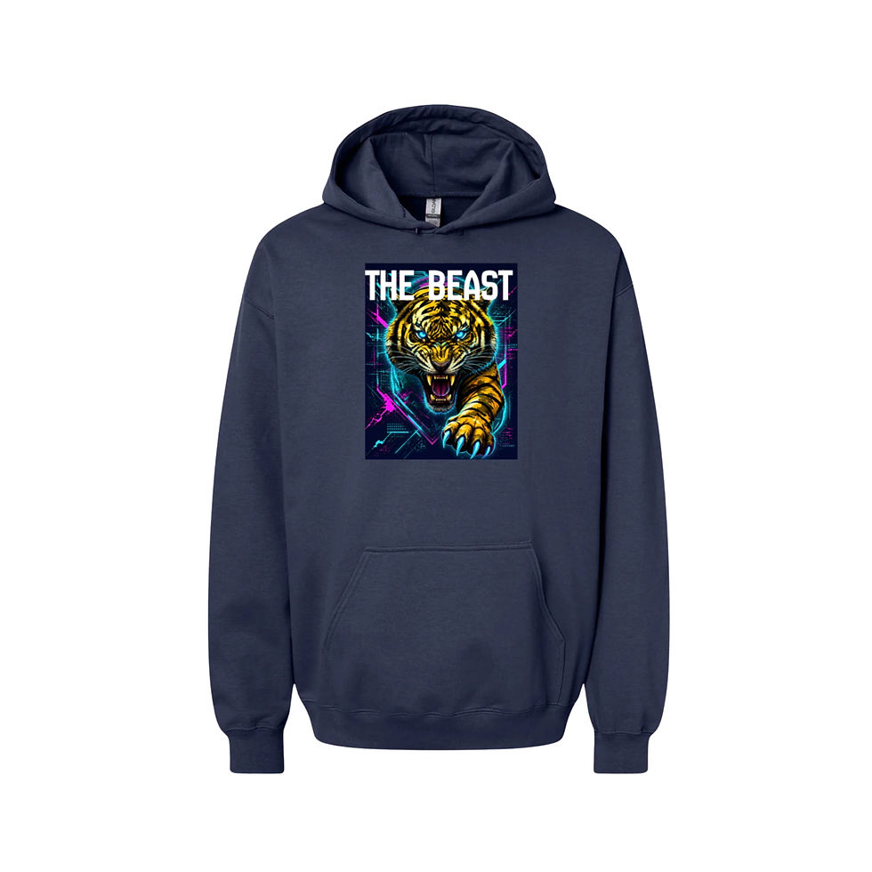 Thumbnail: The Beast Softstyle Midweight Unisex Bulk Hoodie (white, black, maroon)