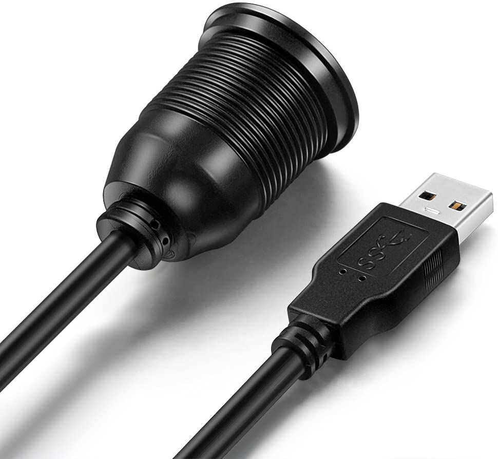 Thumbnail: USB Flush Mount / Panel Mount Extension Cable