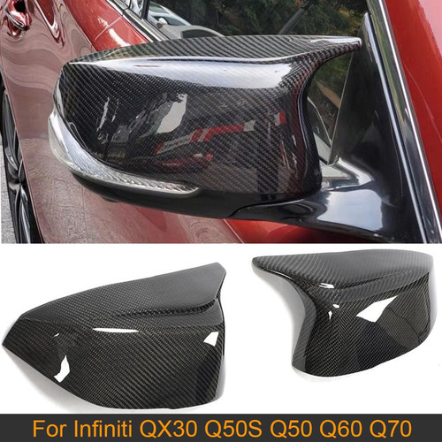 Side View Mirror Covers for Infiniti QX30 Q50S Q50 Q60 Q70 20142020