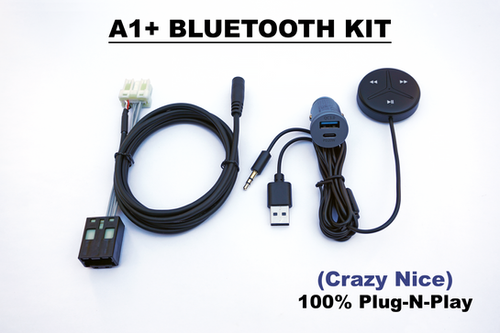 FX35 / FX37 / FX50 / QX70: AUX Input + Bluetooth Adapter Kits