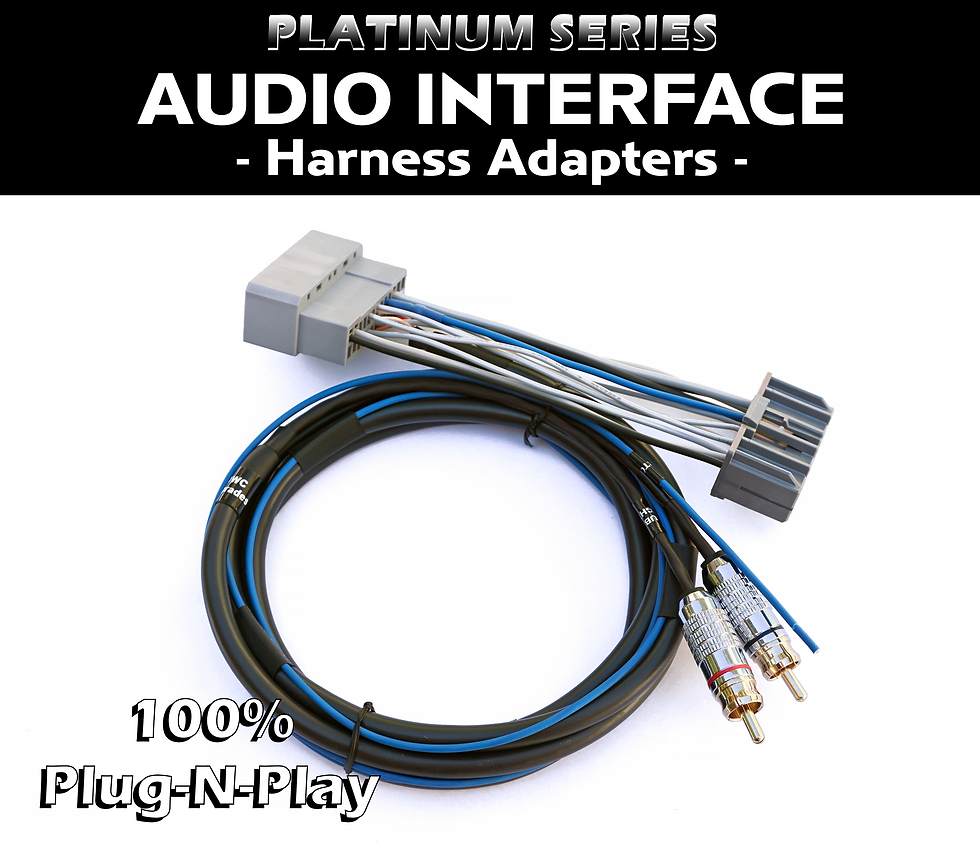 QX4 (1997-2003): Audio Interface Harness Adapters, PLATINUM SERIES