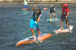 Close race in Mens 14' SUP