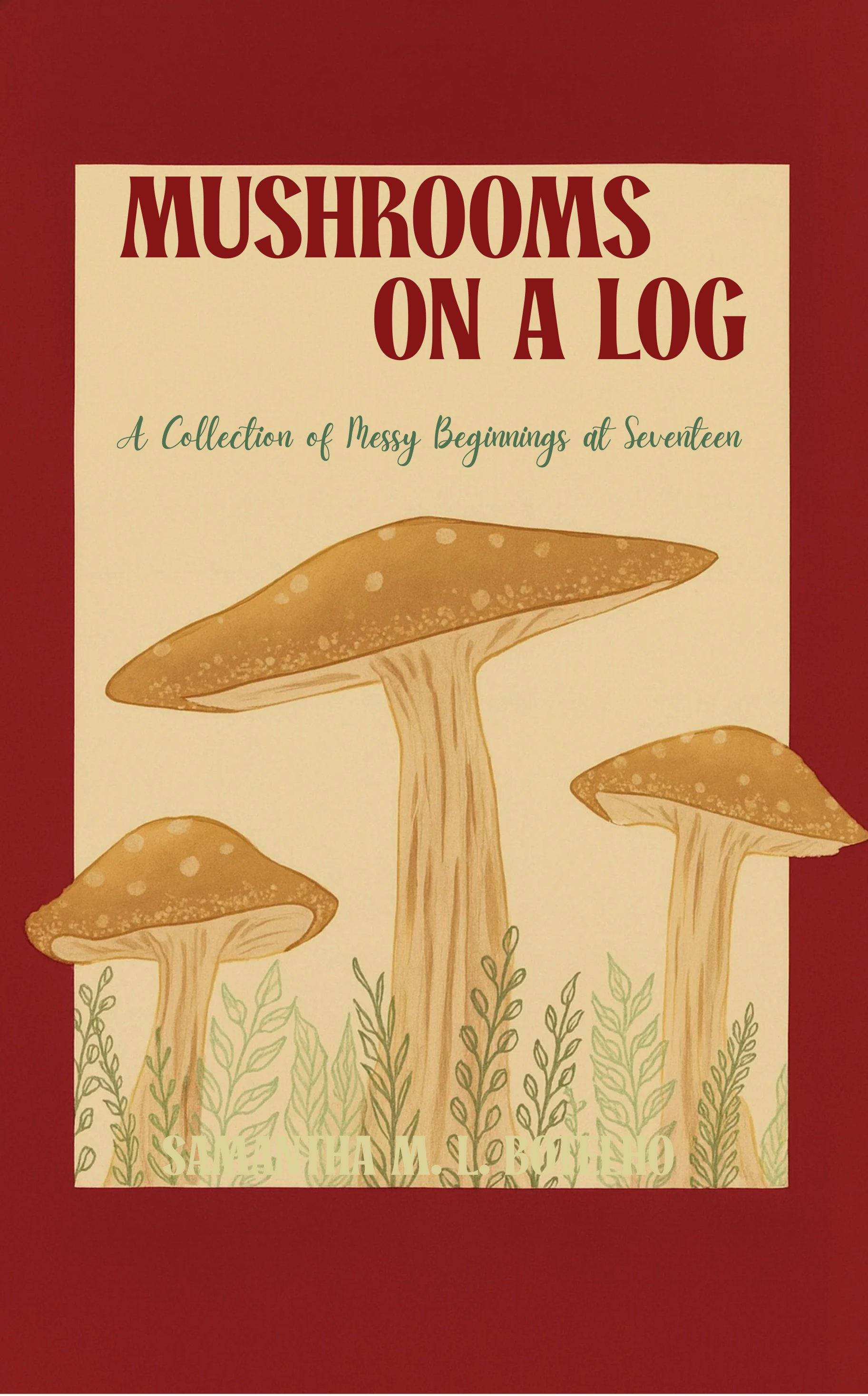 Mushrooms on a Log