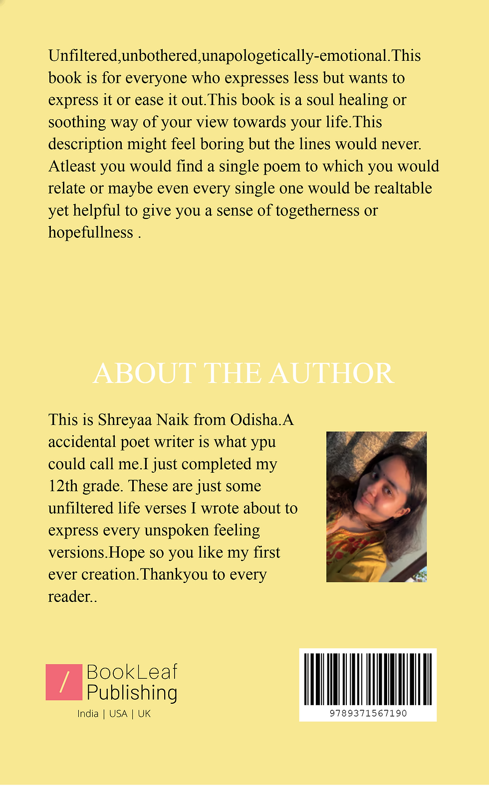 Thumbnail: Unfiltered:Life in Verses
