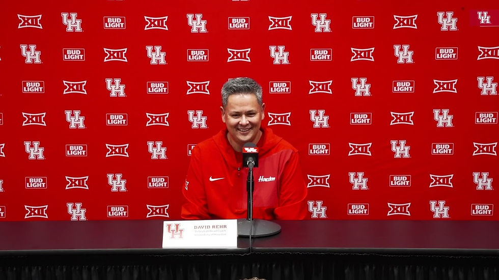 David Rehr - Speaks at Houston Athletics Press Conference