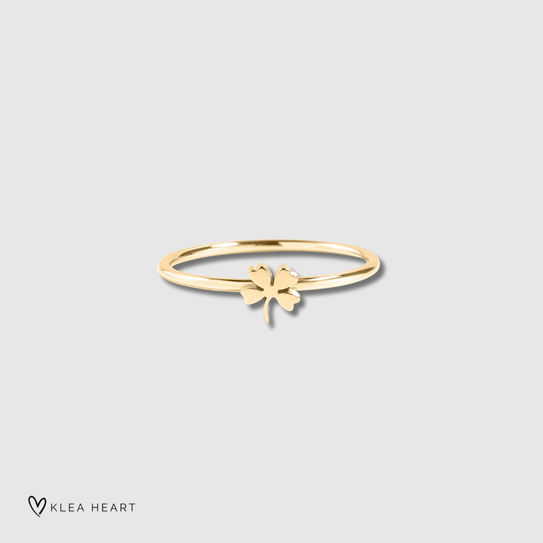 Ring Kleeblatt I Gold
