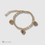 Thumbnail: Bracelet with 3 Engraved Hearts I Portrait I Gold






