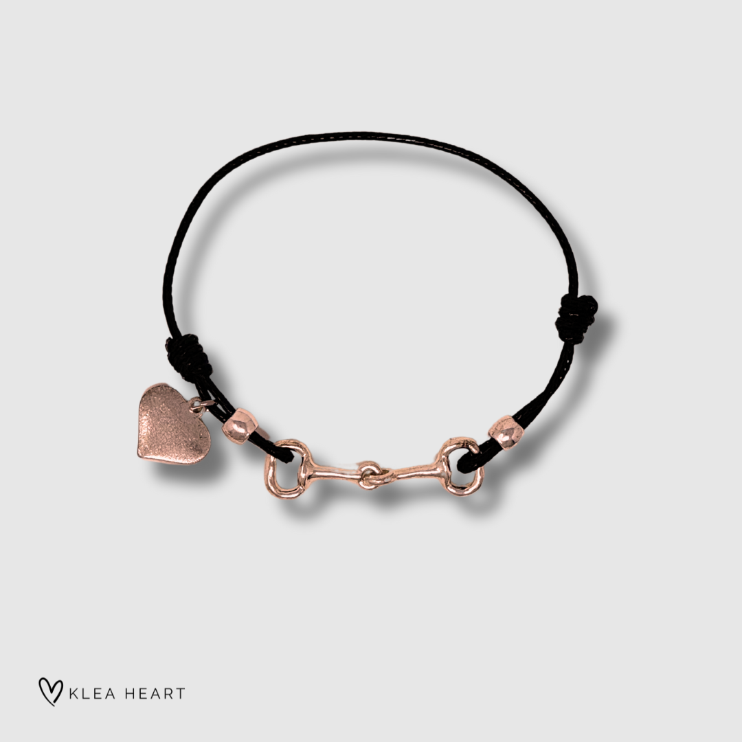 Armband Trense mit Gravur I Roségold