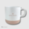 Keramik-Tasse mit Gravur Name & Pfote