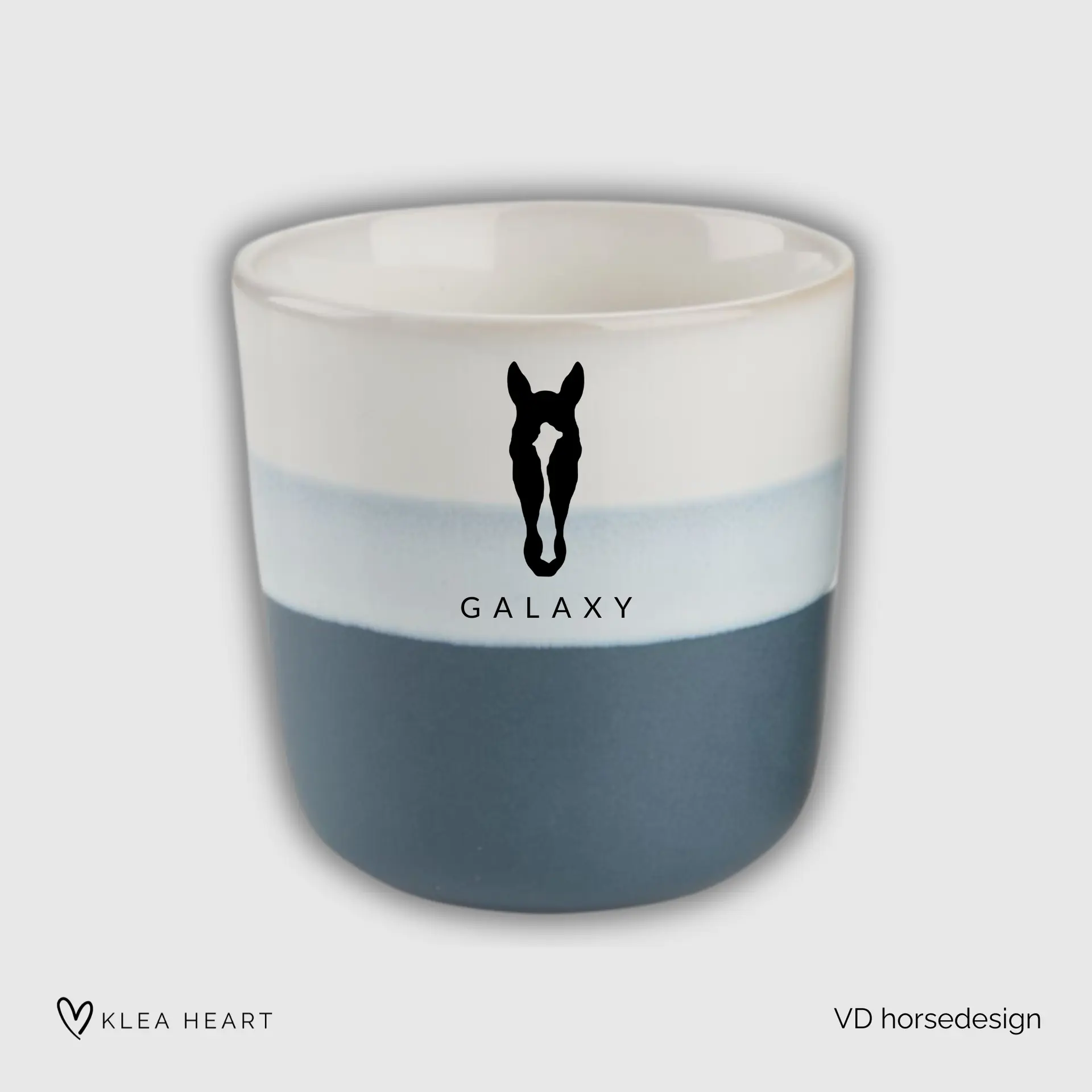 Keramiktasse mit deinem Pferdeportrait