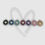 Thumbnail: Glitter heart I with engraving