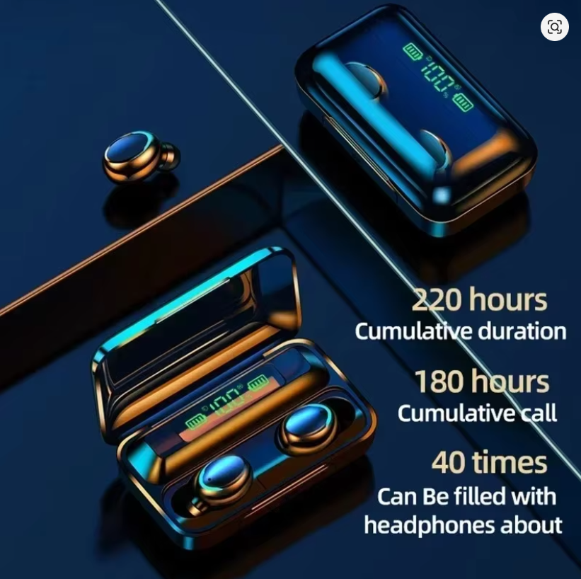 Miniatura: F9 Sport Pro — Fone Bluetooth 9D com Graves Potentes