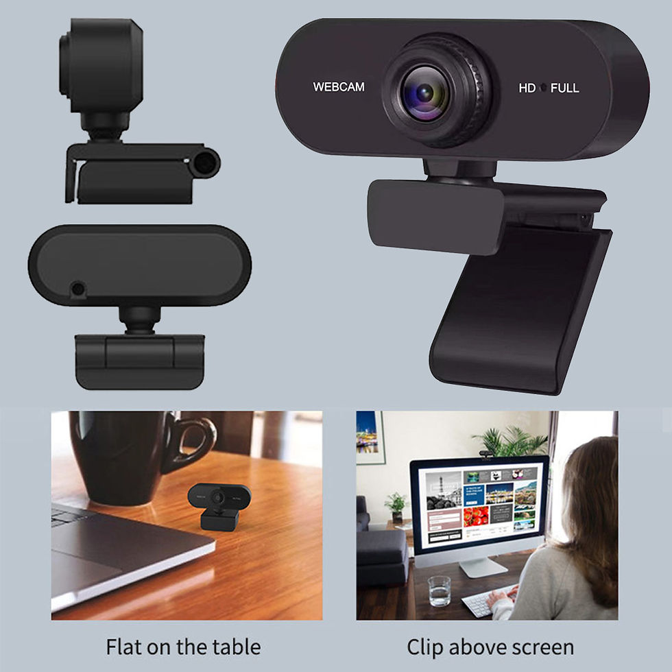 Thumbnail: USB HD 1080P/2K Computer Web Camera Plug and Play with Microphone Computer Camer