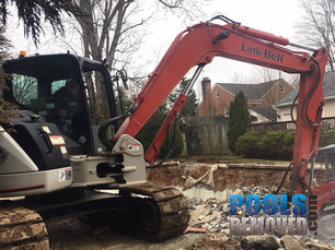 Potomac, Maryland Pool Removal – 65,000-Gallon Residential Swimming Pool