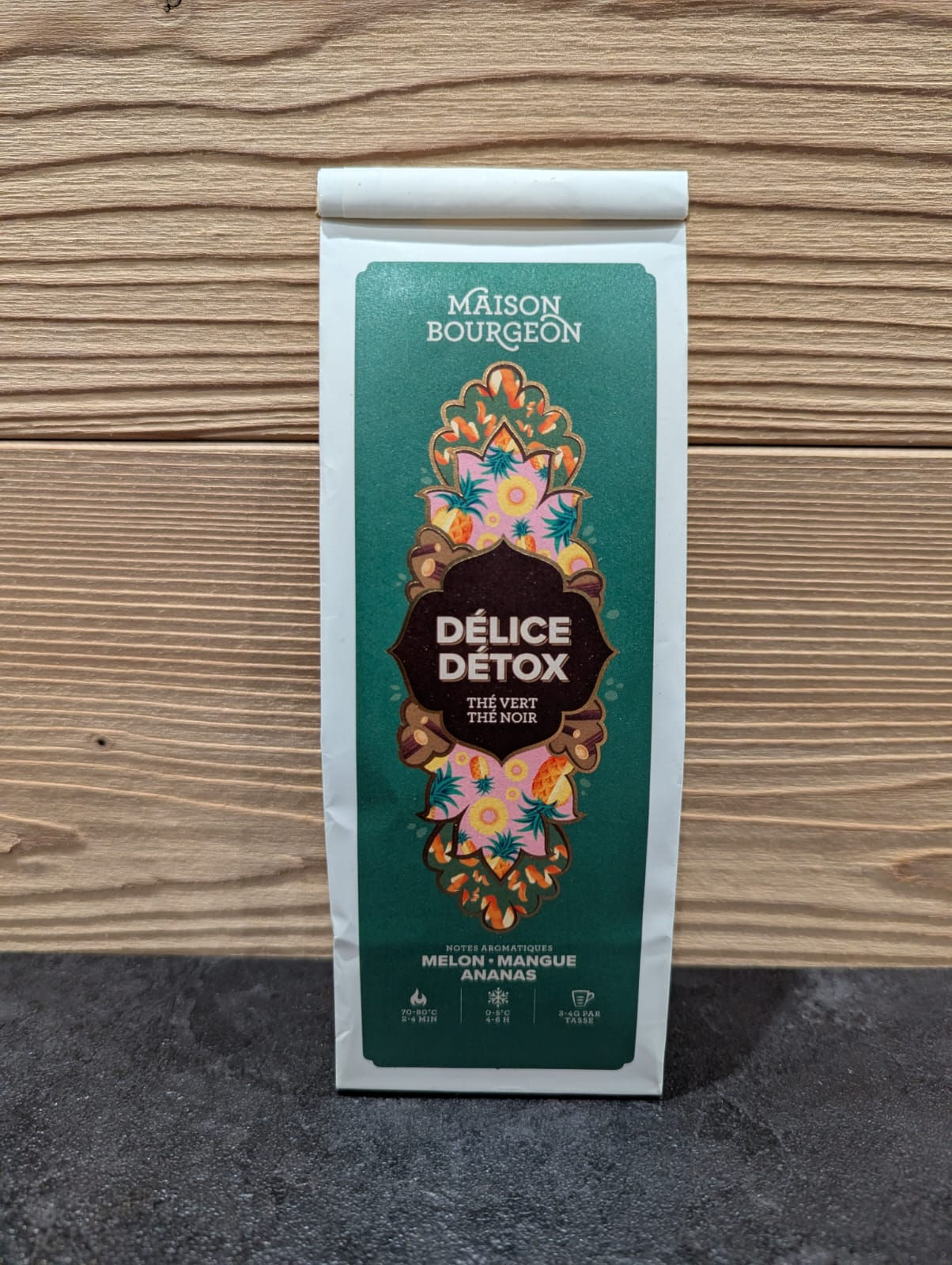 Thé Vert & Noir "Délice Détox" - Maison Bourgeon