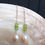 Thumbnail: White Pearls and Peridot Earrings 