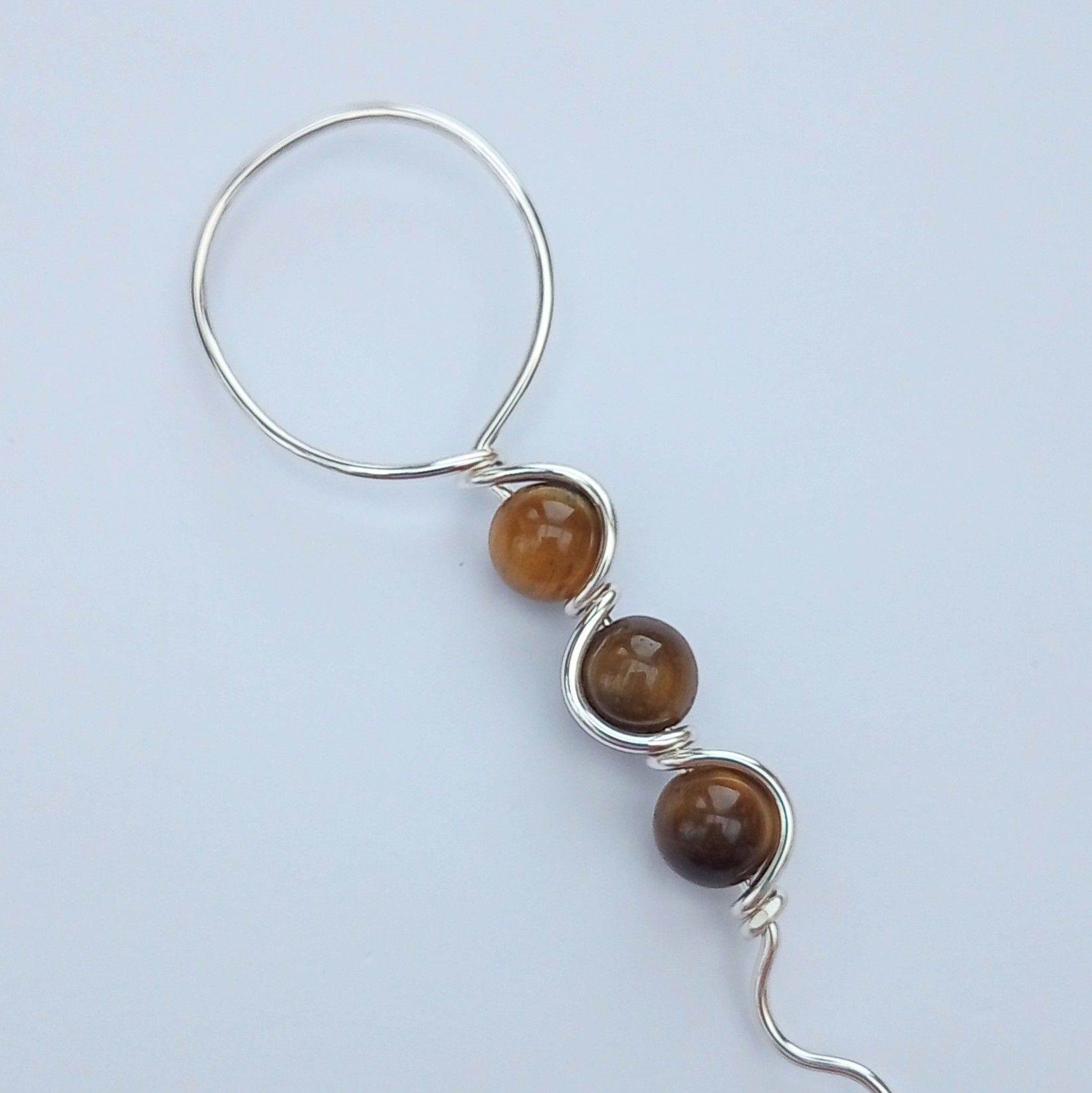 Tigers Eye Three Gemstone Wrist Assist 