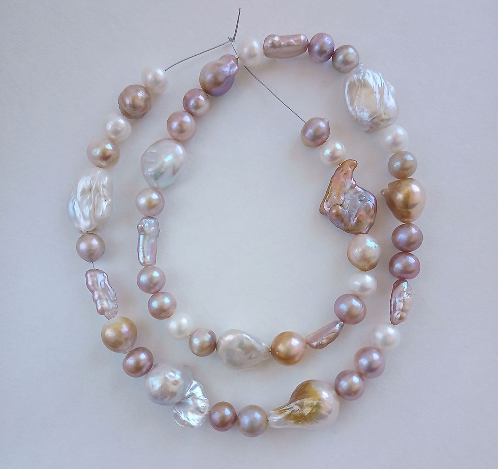 Thumbnail: Mixed Pearl Strand (approx. 22")