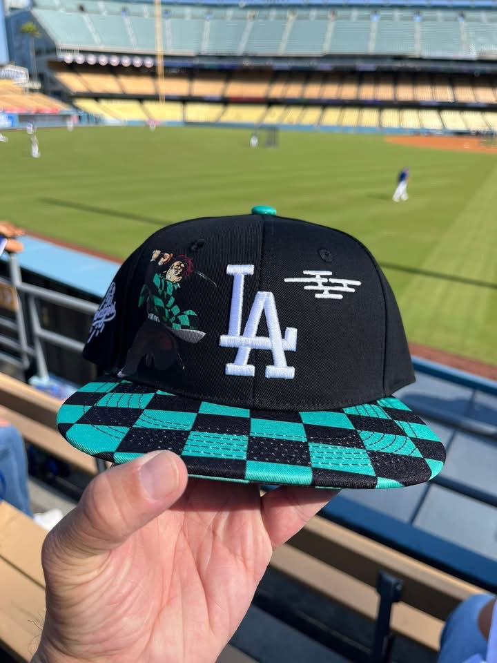 2025 Los Angeles Dodgers Demon Slayer Hat SGA