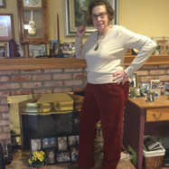 Cordury pant, Pamela Leggett