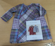 Girls dress using double gauze