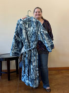 Fleece robe simplicity 1562
