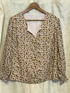 shirt with ruching