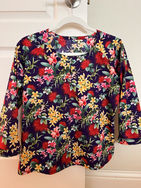 blouse using fabric from Hawaii