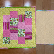 Flannel NICU preemie scrap quilt