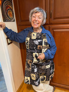 Apron, vintage pattern