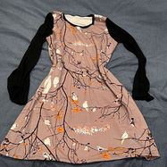 Knit winter dress